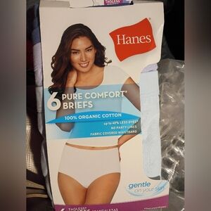 Hanes Organic Cotton Briefs - 6 Pack